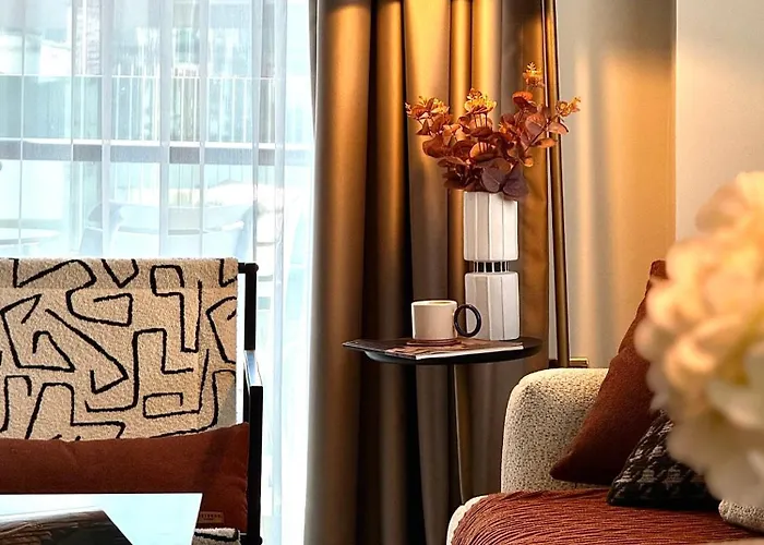 شقة Qoople Excellence B55 Designer Duplex By The Sea ألانيا